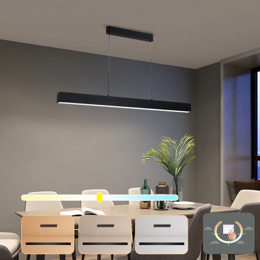 Brilagi - LED csillár kábelre SLEEKLINE LED/40W/230V 3000/4500/6000K fekete