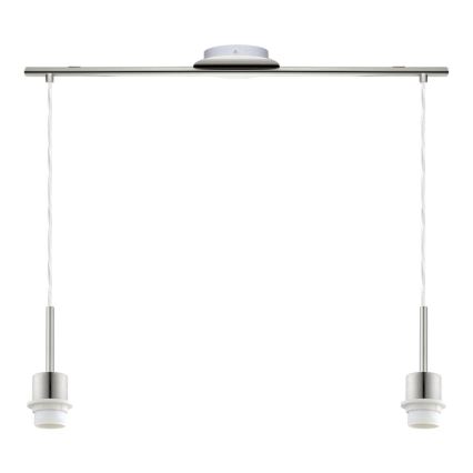 Brilagi - LED csillár kötélen NUBILA 2xE27/60W/230V pompeji vörös