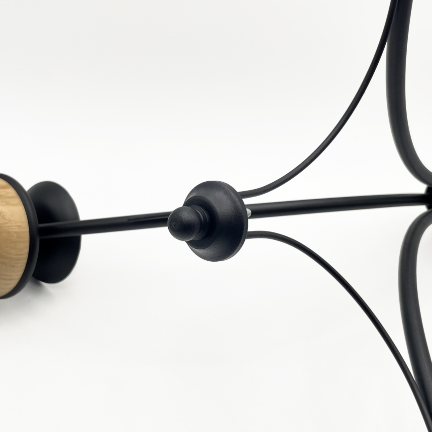 Brilagi - LED Csillár láncon COTTAGE 3xE14/40W/230V bükkfa/barna