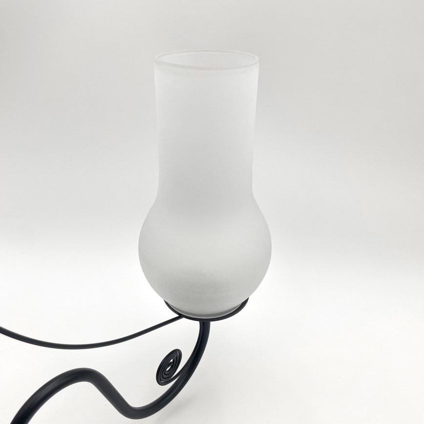 Brilagi - LED Csillár láncon COTTAGE 3xE14/40W/230V fekete/fehér