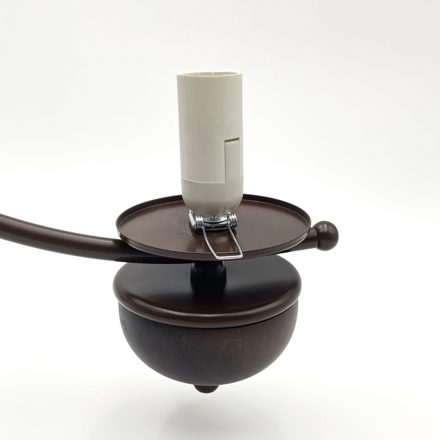 Brilagi - LED Csillár láncon COTTAGE 3xE14/40W/230V tölgy/barna