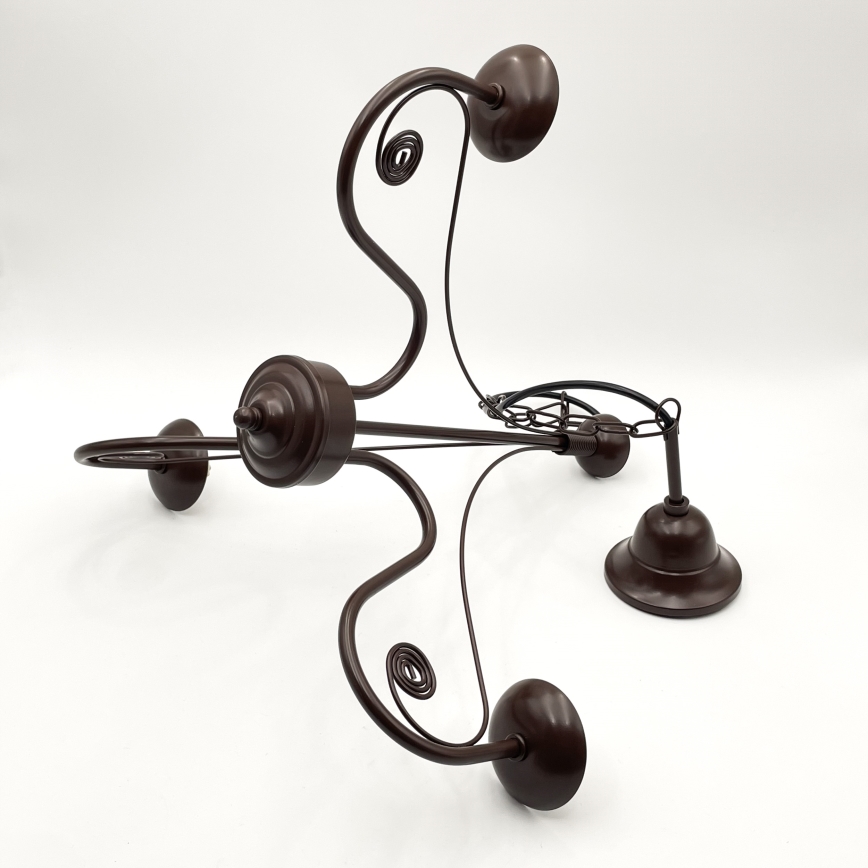 Brilagi - LED Csillár láncon COTTAGE 3xG9/40W/230V barna/fehér