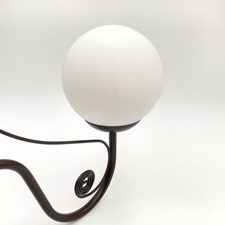 Brilagi - LED Csillár láncon COTTAGE 3xG9/40W/230V barna/fehér