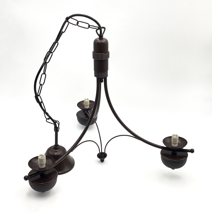 Brilagi - LED Csillár láncon COTTAGE 3xG9/40W/230V tölgy/fehér