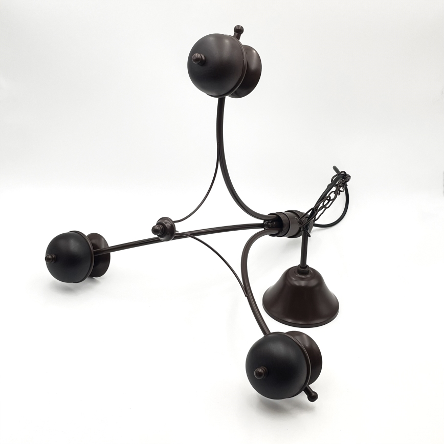 Brilagi - LED Csillár láncon COTTAGE 3xG9/40W/230V tölgy/fehér