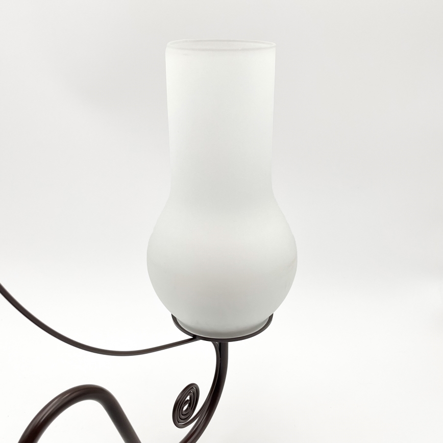 Brilagi - LED Csillár láncon COTTAGE 5xE14/40W/230V barna/fehér