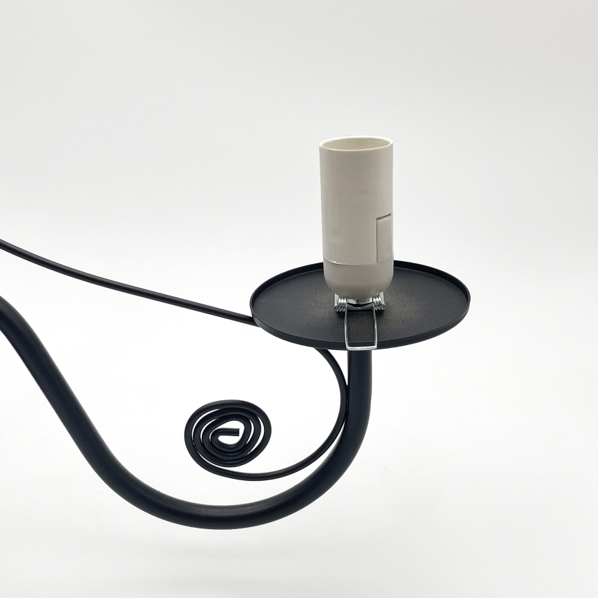 Brilagi - LED Csillár láncon COTTAGE 5xE14/40W/230V fekete/barna