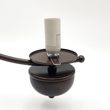 Brilagi - LED Csillár láncon COTTAGE 5xE14/40W/230V tölgy/barna