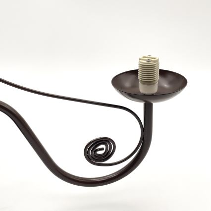 Brilagi - LED Csillár láncon COTTAGE 5xG9/40W/230V barna/fehér