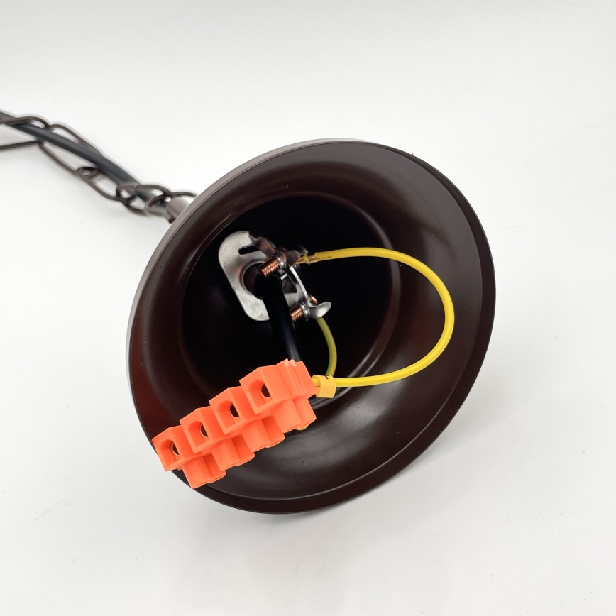 Brilagi - LED Csillár láncon COTTAGE 5xG9/40W/230V barna/fehér