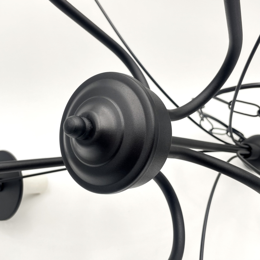 Brilagi - LED Csillár láncon COTTAGE 5xG9/40W/230V fekete/fehér