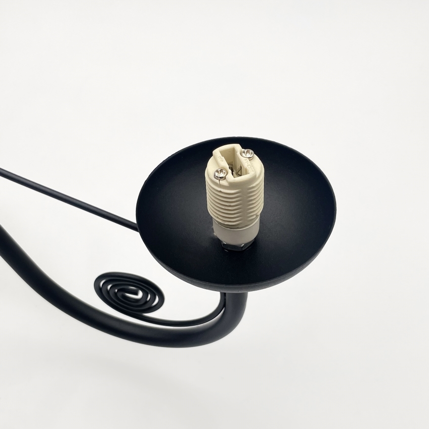 Brilagi - LED Csillár láncon COTTAGE 5xG9/40W/230V fekete/fehér