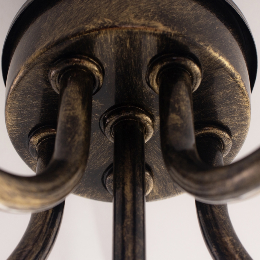 Brilagi - LED Csillár láncon STEFANO 5xE14/40W/230V fekete patina