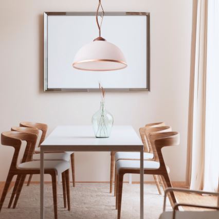 Brilagi - LED Csillár rúdon ANTICO 1xE27/60W/230V bronz patina