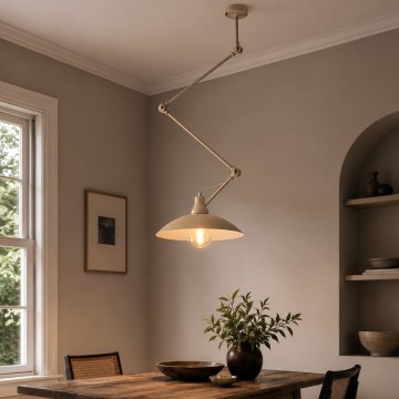 Brilagi - LED csillár rúdon IRONBEAM 1xE27/60W/230V bézs