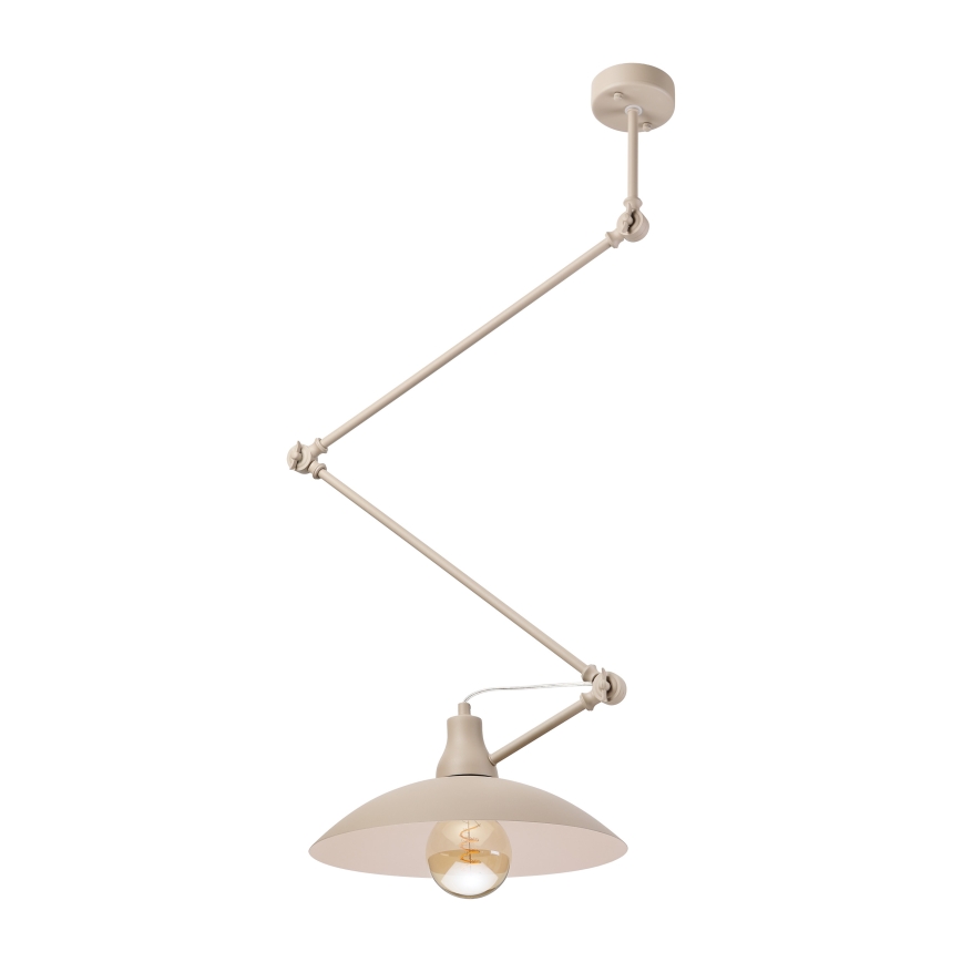 Brilagi - LED csillár rúdon IRONBEAM 1xE27/60W/230V bézs