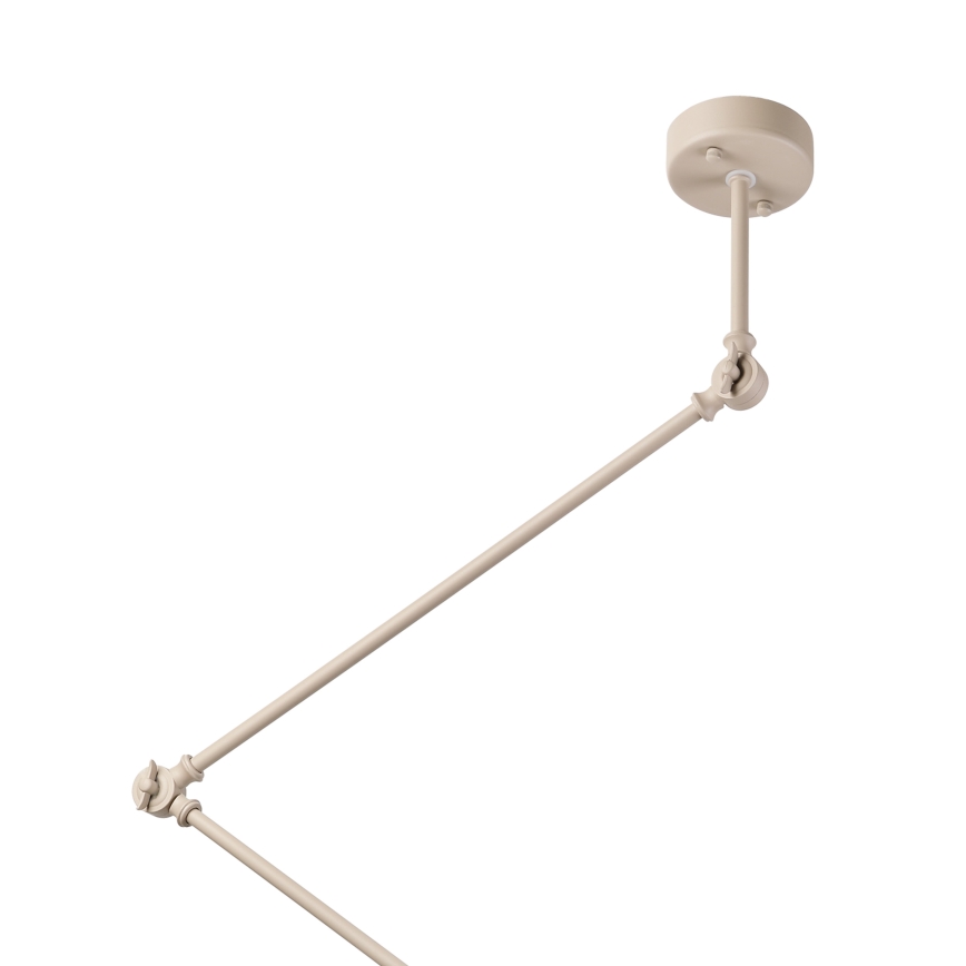 Brilagi - LED csillár rúdon IRONBEAM 1xE27/60W/230V bézs