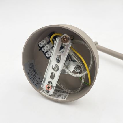 Brilagi - LED csillár rúdon IRONBEAM 1xE27/60W/230V bézs