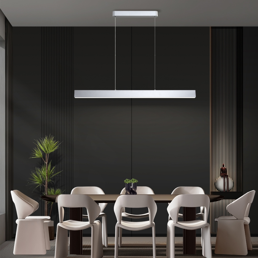 Brilagi - LED csillár zsinóron SLEEKLINE LED/40W/230V 3000/4500/6000K ezüst