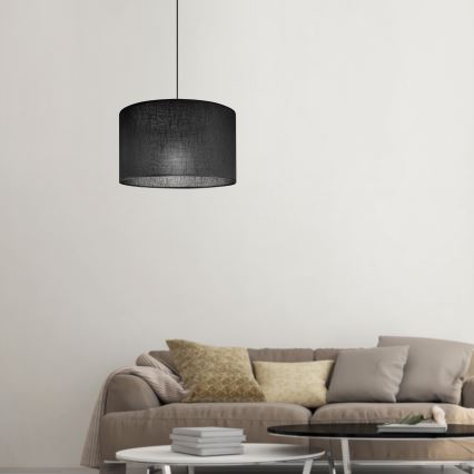 Brilagi - LED Csillár zsinóron ANTHONY 1xE27/60W/230V tölgy/fekete