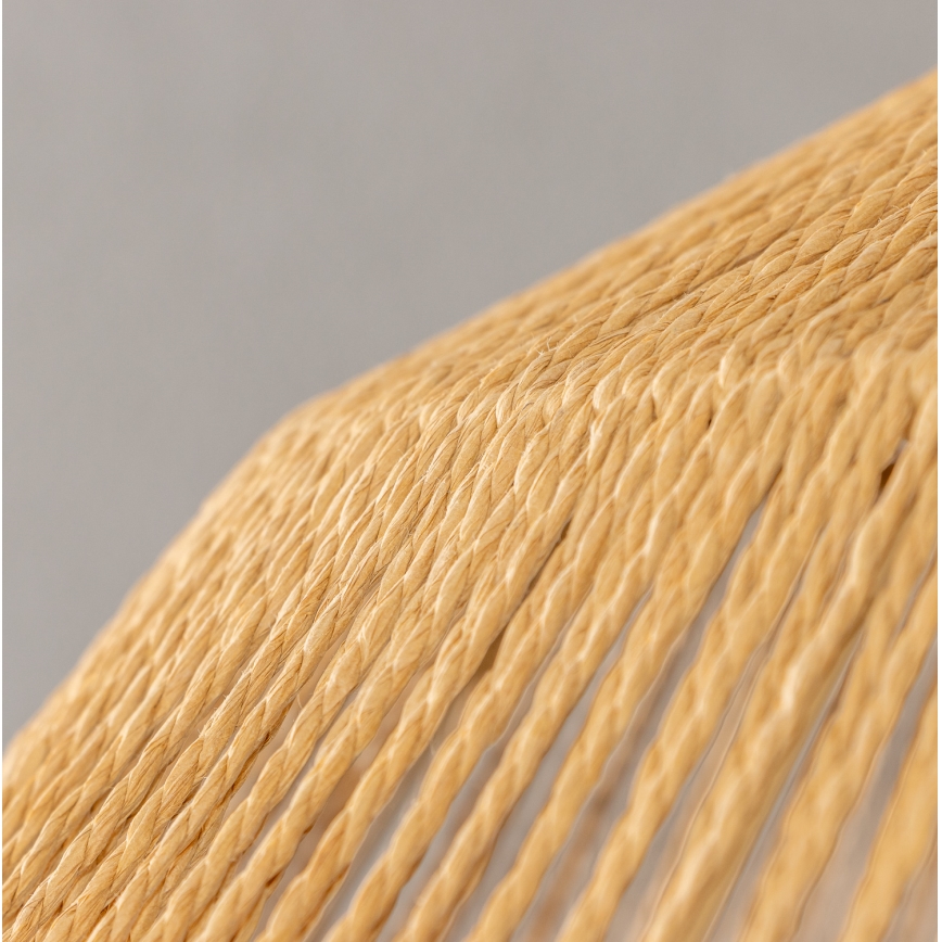 Brilagi - LED csillár zsinóron CERIA BOHO 1xE27/40W/230V átm. 50 cm barna