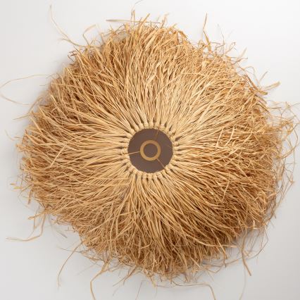 Brilagi - LED csillár zsinóron CERIA BOHO 1xE27/40W/230V átm. 60 cm rafia