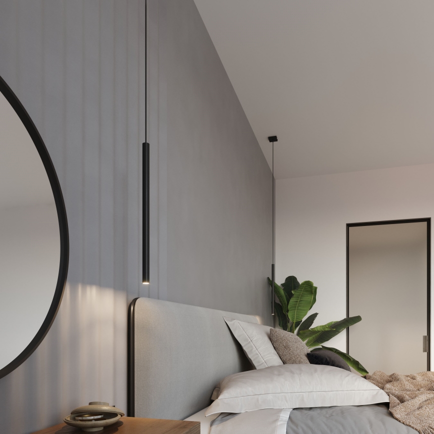 Brilagi -  LED Csillár zsinóron DRIFA 1xG9/4W/230V fekete