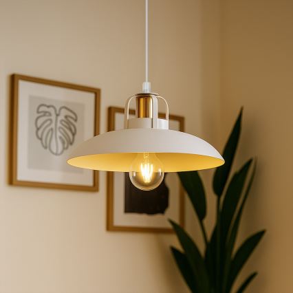 Brilagi - LED Csillár zsinóron FLAMENGO 1xE27/60W/230V fehér