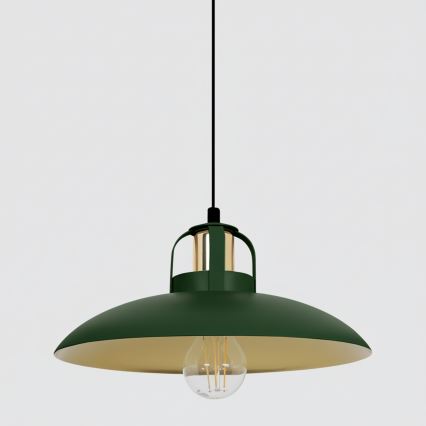 Brilagi - LED Csillár zsinóron FLAMENGO 1xE27/60W/230V zöld