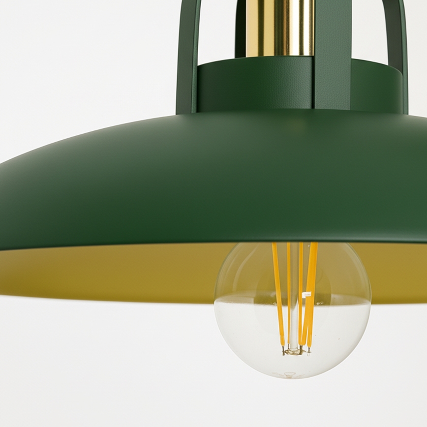 Brilagi - LED Csillár zsinóron FLAMENGO 1xE27/60W/230V zöld