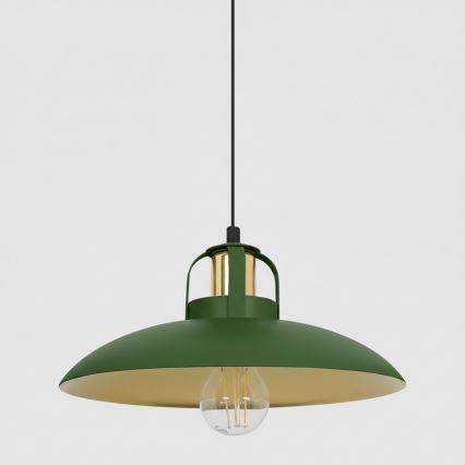 Brilagi - LED Csillár zsinóron FLAMENGO 2xE27/60W/230V zöld