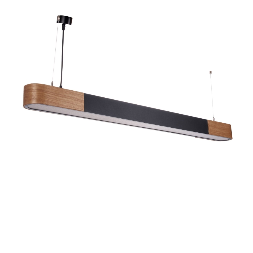 BRILAGI - LED csillár zsinóron GARDALINE LED/100W/230V tölgy/fekete
