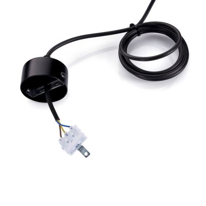 BRILAGI - LED csillár zsinóron GARDALINE LED/100W/230V tölgy/fekete