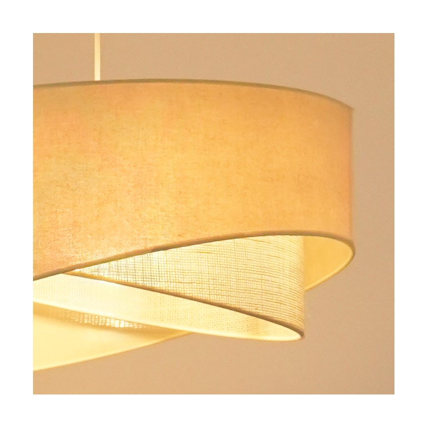 Brilagi - LED Csillár zsinóron LYRA 1xE27/15W/230V krémes