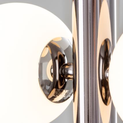 Brilagi - LED csillár zsinóron MILLA 6xG9/3W/230V fekete króm/fehér