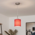 Brilagi - LED csillár zsinóron NUBILA 1xE27/60W/230V átm. 14 cm piros
