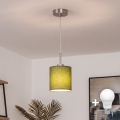 Brilagi - LED csillár zsinóron NUBILA 1xE27/60W/230V, átm. 14 cm, zöld