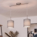 Brilagi - LED csillár zsinóron NUBILA 2xE27/60W/230V világosszürke