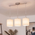 Brilagi - LED csillár zsinóron NUBILA 3xE27/60W/230V krémszínű