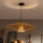 Brilagi - LED csillár zsinórral CERIA BOHO 1xE27/40W/230V Ø 70 cm fekete/barna