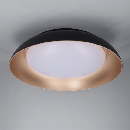 Brilagi - LED dimmelhető mennyezeti lámpa ALVA LED/48W/230V 3000-6500K átm. 51 cm fekete + távirányító