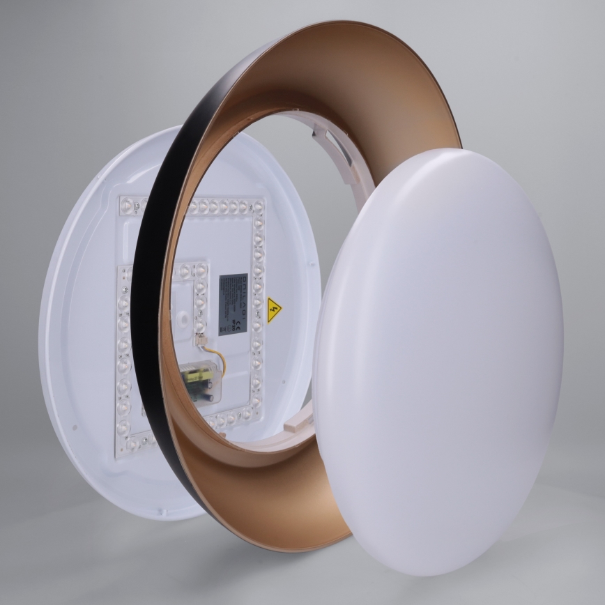 Brilagi - LED dimmelhető mennyezeti lámpa ALVA LED/48W/230V 3000-6500K átm. 51 cm fekete + távirányító
