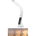 Brilagi - LED Dimmelhető asztali lámpa kijelzővel PELLE LED/7W/230V fehér