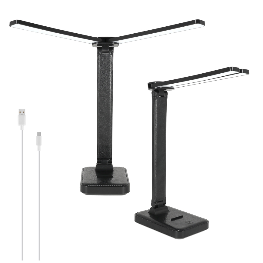 Brilagi - LED dimmelhető asztali lámpa MODO DUO LED/8W/5V 3000/4000/6500K fekete