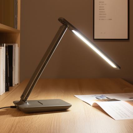 Brilagi -LED Dimmelhető asztali lámpa MODO LED/7W/230V 3000/4000/6500K antracitszürke