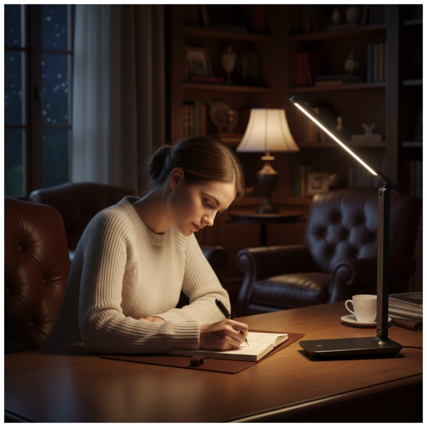 Brilagi -LED Dimmelhető asztali lámpa MODO LED/7W/230V 3000/4000/6500K antracitszürke