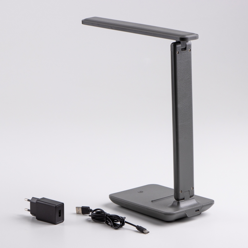 Brilagi -LED Dimmelhető asztali lámpa MODO LED/7W/230V 3000/4000/6500K antracitszürke