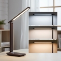 Brilagi - LED dimmelhető asztali lámpa MODO LED/7W/230V 3000/4000/6500K barna