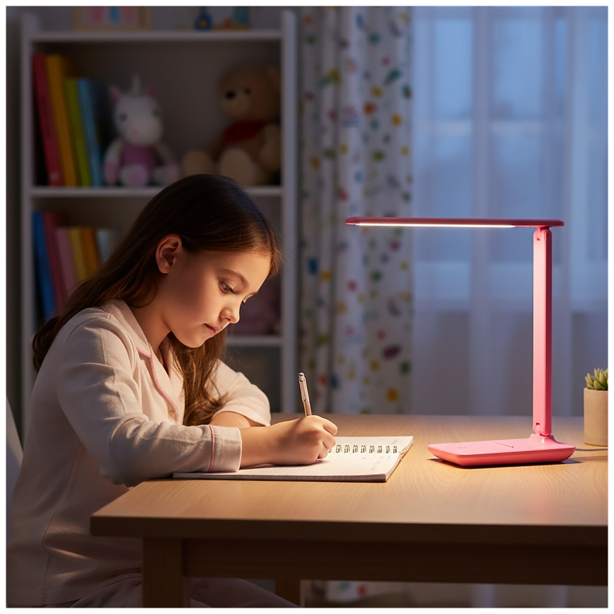 Brilagi - MODO LED fényerőszabályozható asztali lámpa LED/7W/230V 3000/4000/6500K rózsaszín