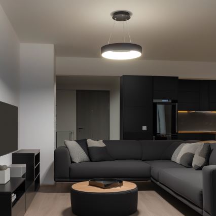 Brilagi - Dimmelhető LED kábeles függeszték FALCON LED/40W/230V 3000-6500K átm. 45 cm fekete + távirányító